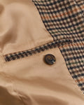 GANT Reg Wool Houndstooth Blazer - Roasted Walnut