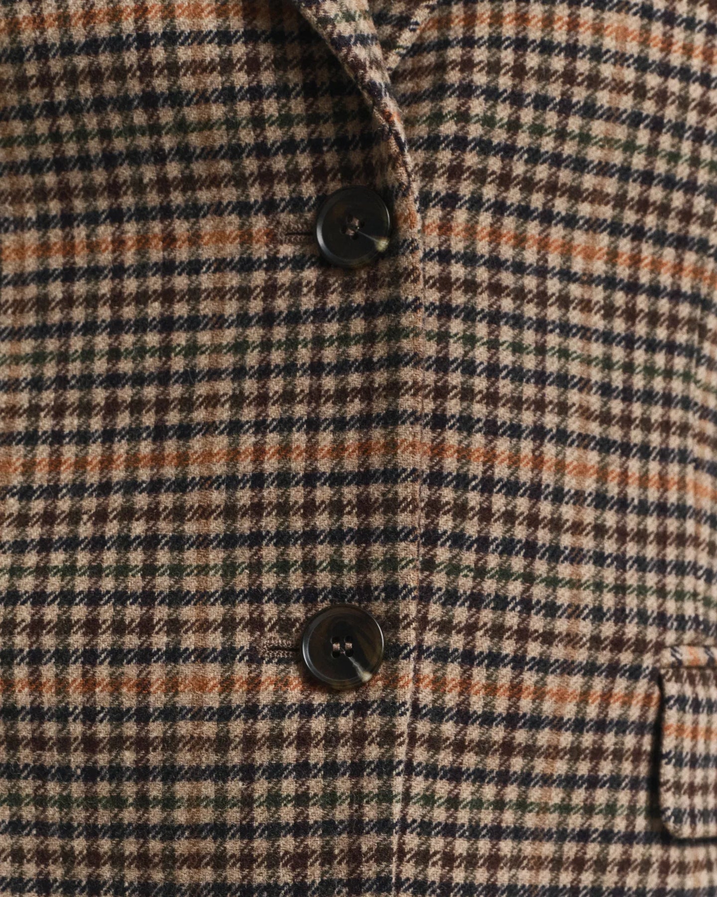 GANT Reg Wool Houndstooth Blazer - Roasted Walnut