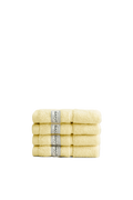 Premium Towel 30X30 4-Pack - Vanilla Yellow