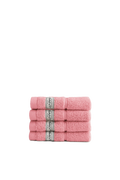 Premium handduk 30x30 4-pack - Washed pink