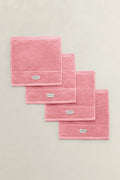 Premium handduk 30x30 4-pack - Washed pink