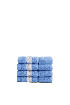 Premium Towel 30X30 4-Pack - Hydrangea Blue