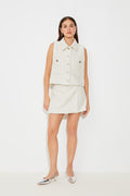 Follow Kjolshorts - Blanc Casse
