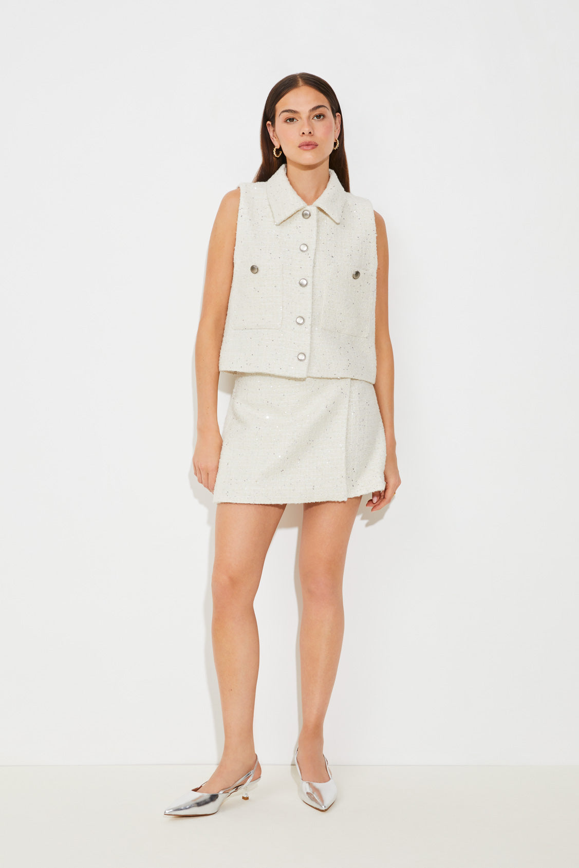 Follow Kjolshorts - Blanc Casse