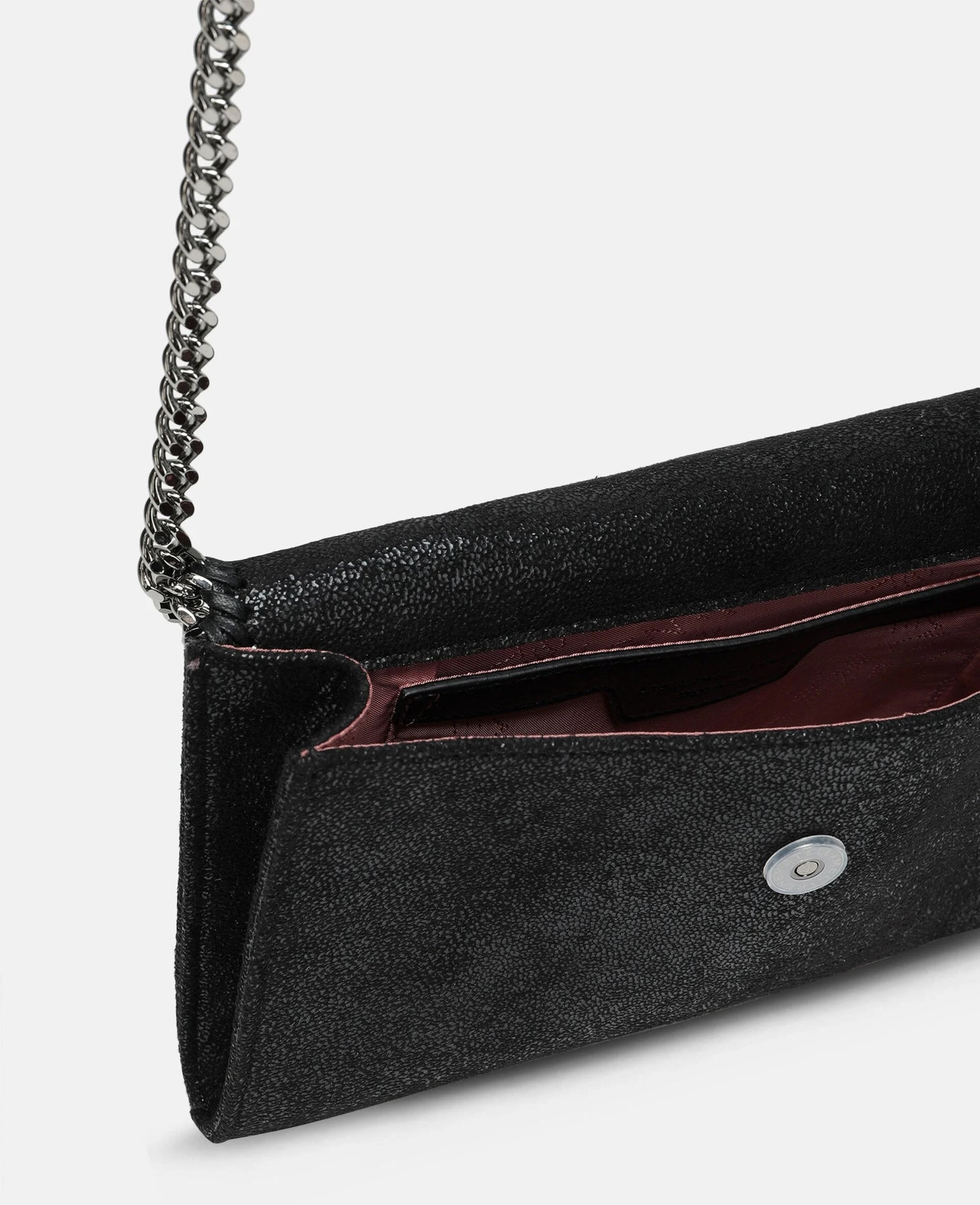 Falabella Wallet Crossbody Bag - Black/Silver