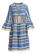 Ella Midi - Blue/Offwhite