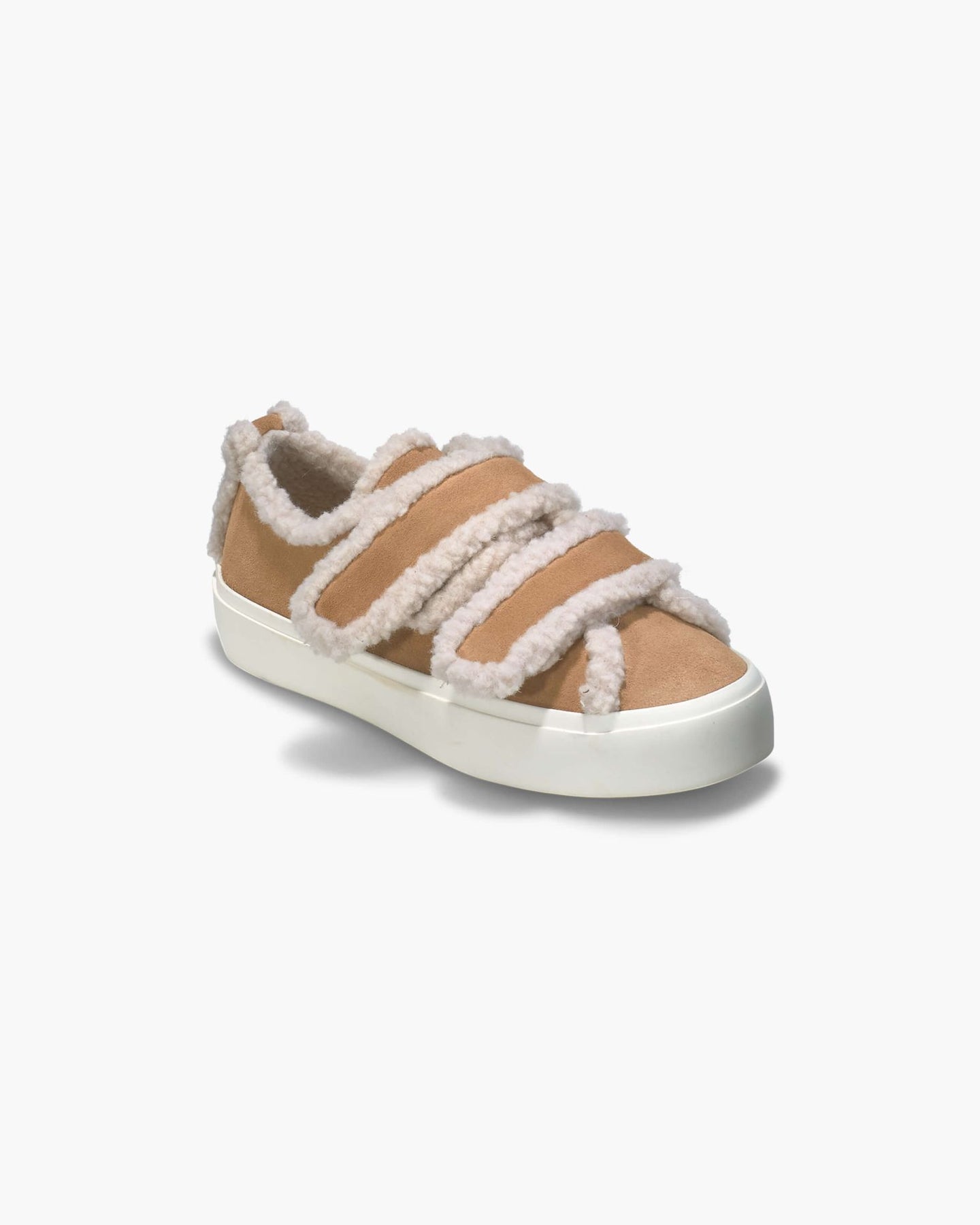 INUIKII Shearling Low Velcro - Beige