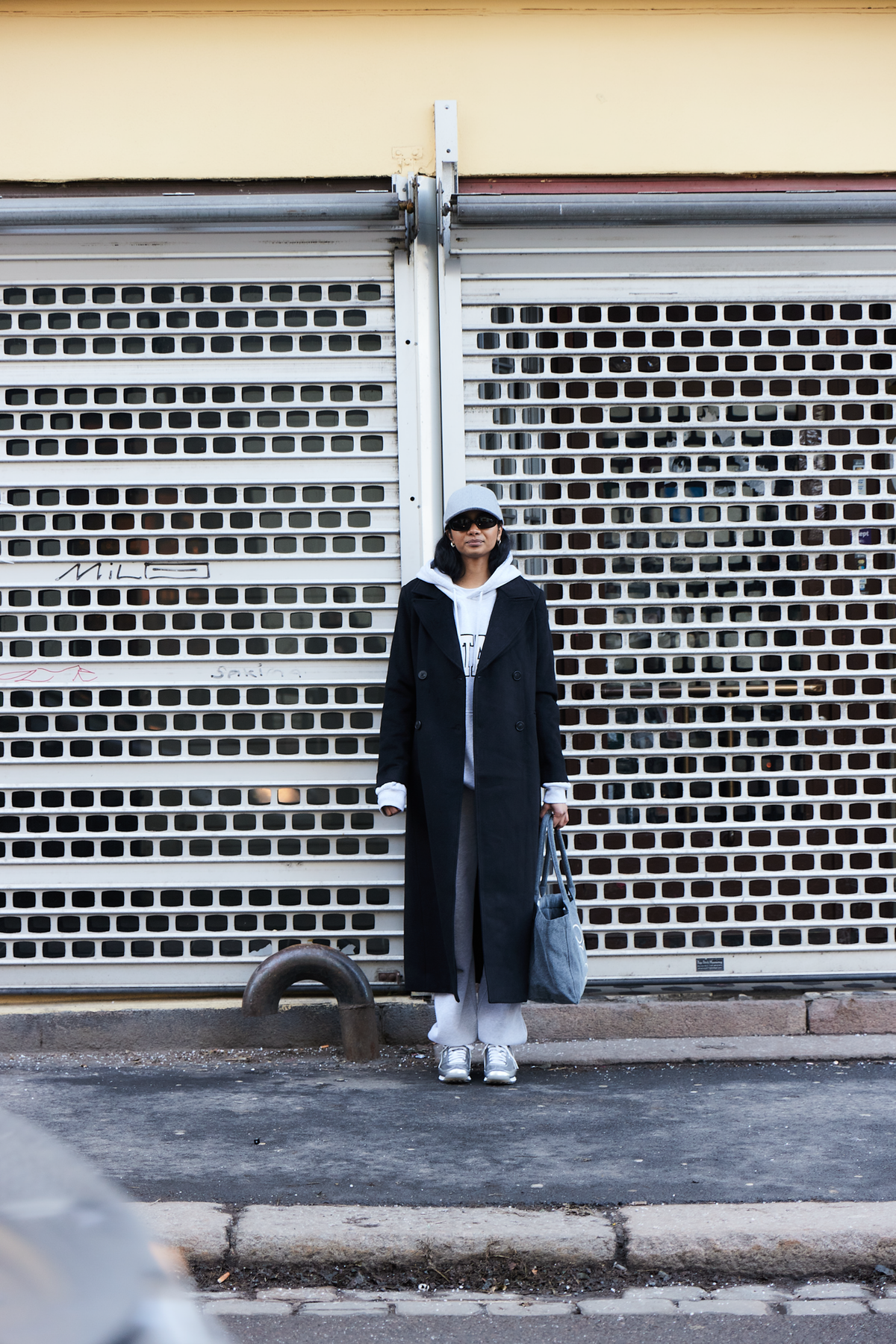 Louise Wool Coat - Black
