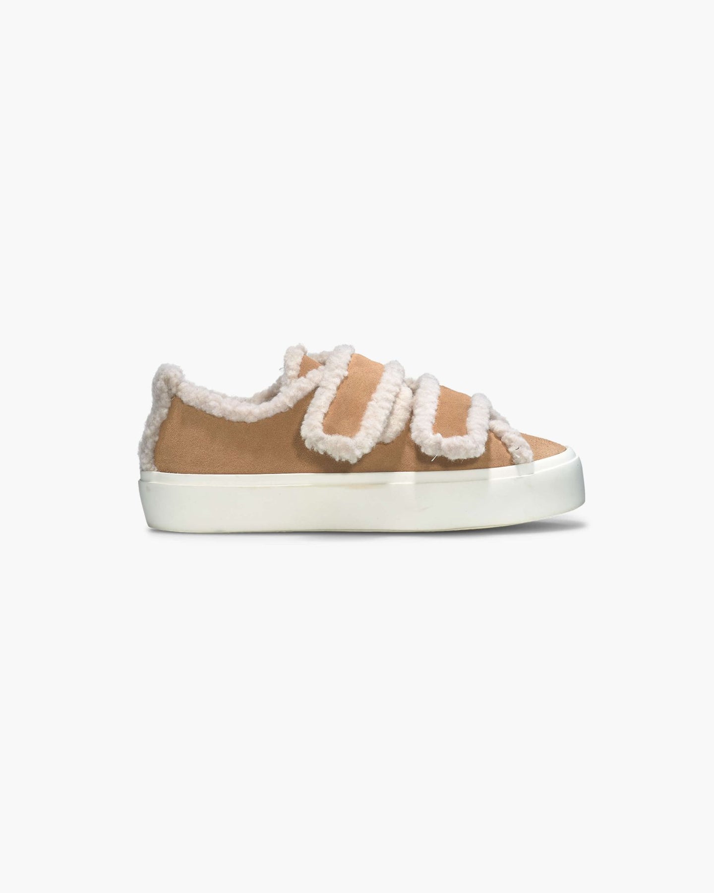 INUIKII Shearling Low Velcro - Beige