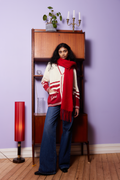 Sahilma Scarf - Scarlet Sage