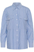 Part Two ParinazPW Skjorta - Amparo Blue Stripe