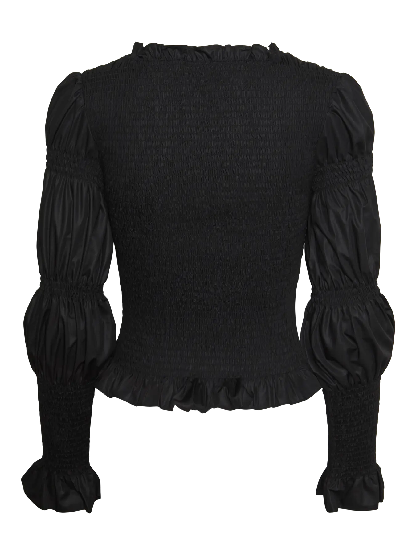 Yaschemma Ls Smock Top - Svart