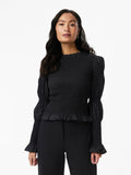 Yaschemma Ls Smock Top - Svart