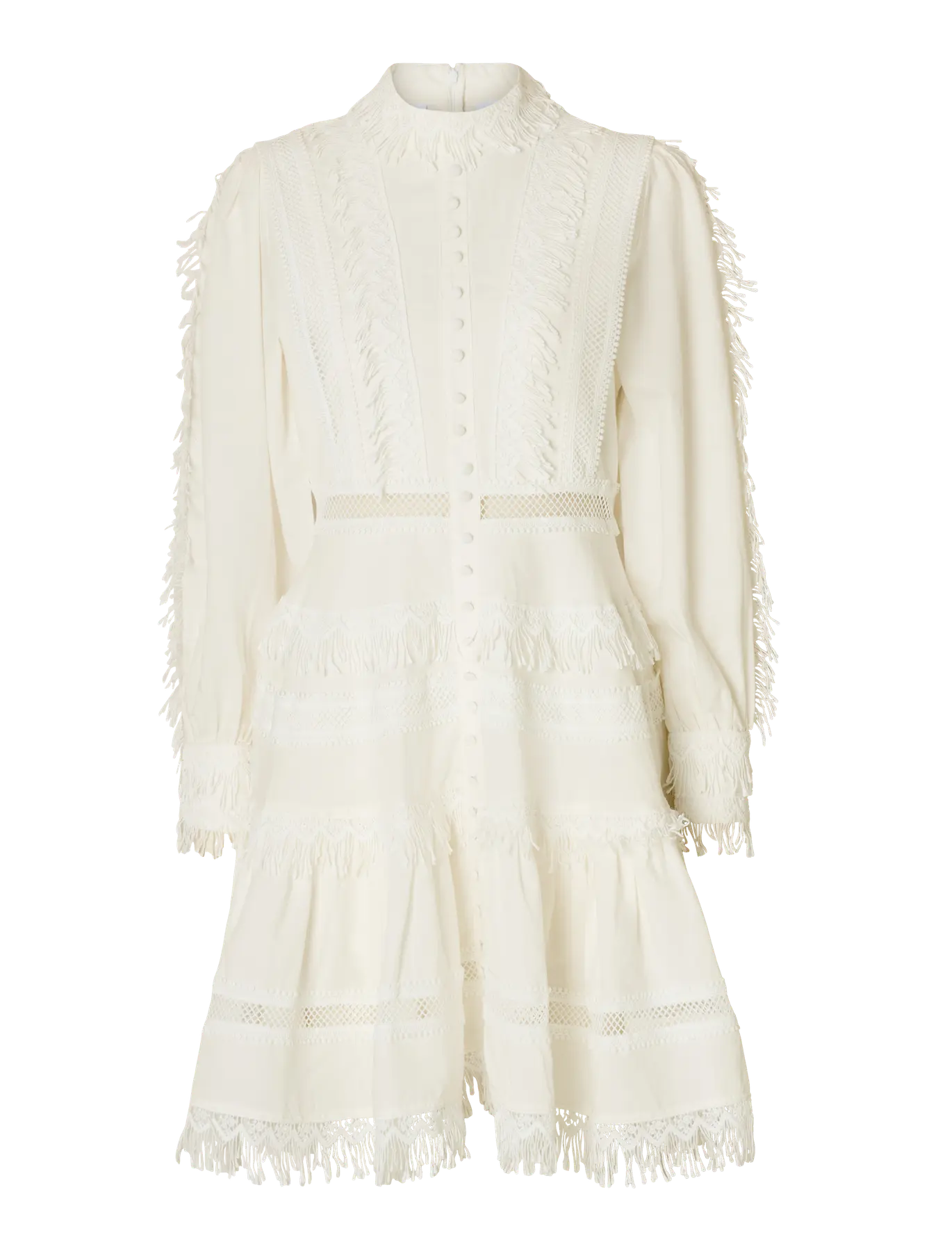Silja LS Short Dress - Snow White