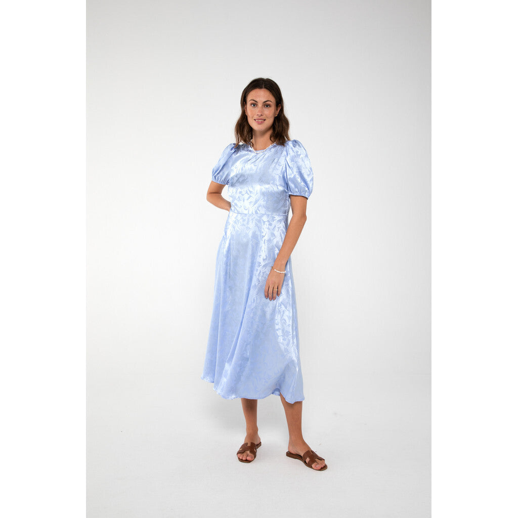 Gina Short Sleeve Dress - Light Blue