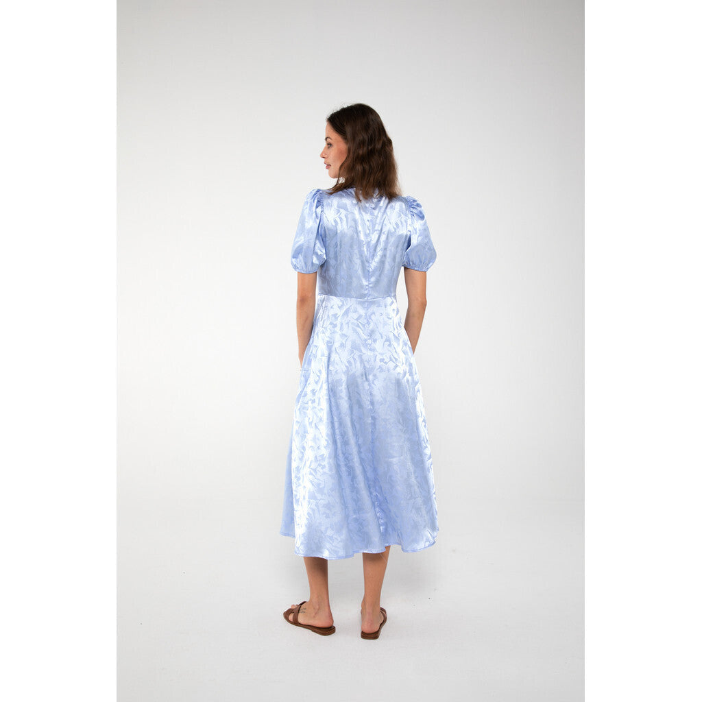 Gina Short Sleeve Dress - Light Blue