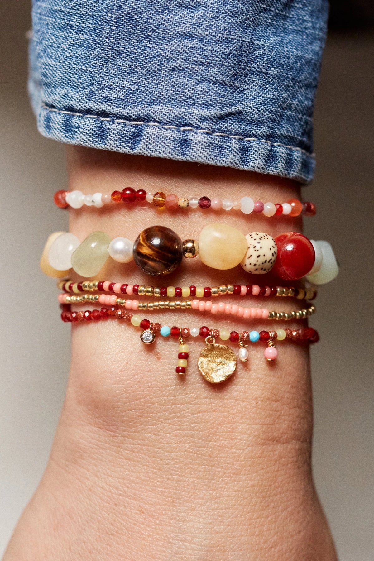 Flamingo Armband - Guld