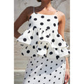 Josellecras Top - White Polka Grande