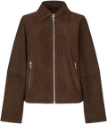Nima Suede Jacket - Seal Brown