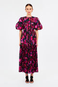 Collage Dress - Hibiscus