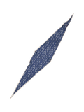 Hearta Tulip Diamond Scarf - Navy Blue