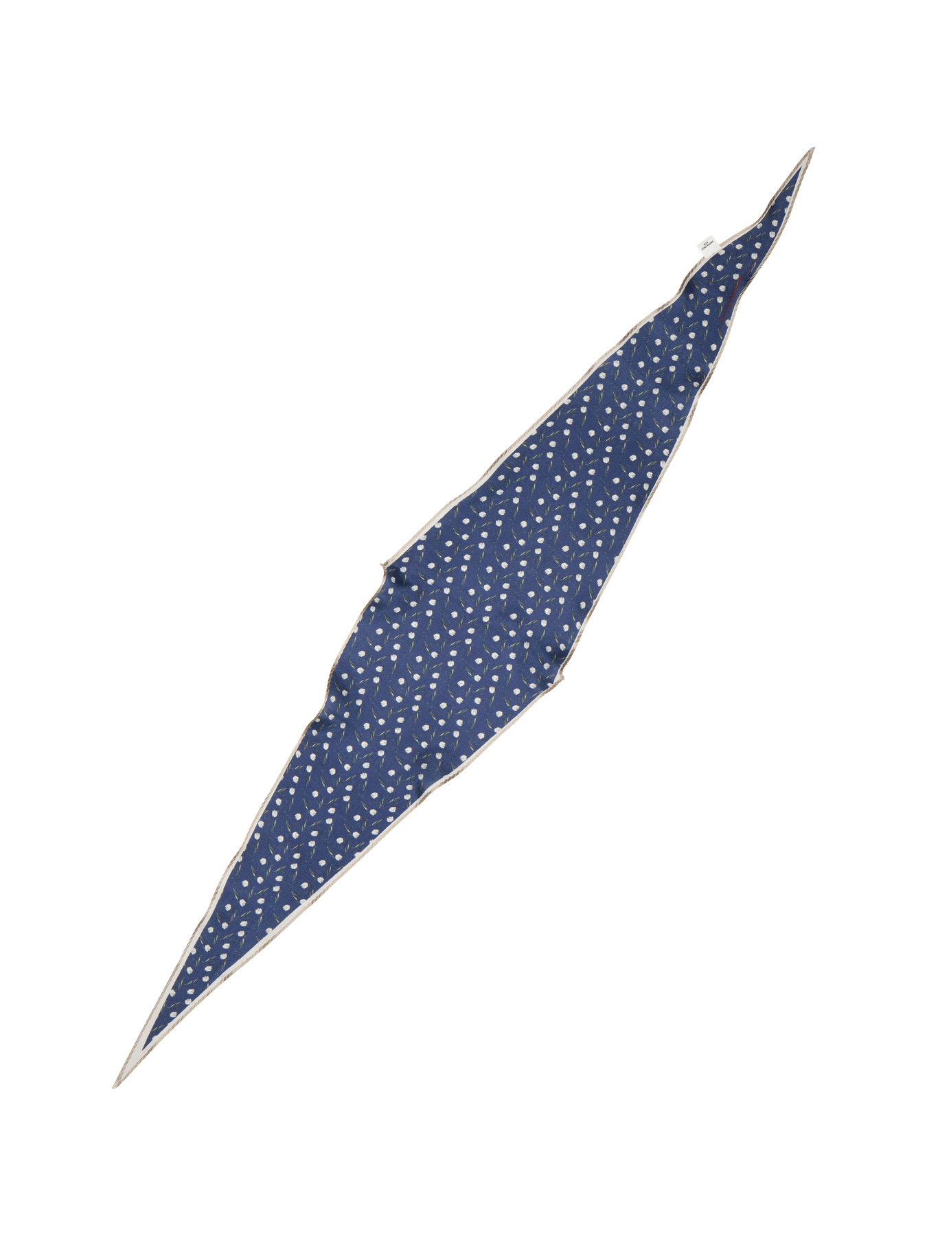 Hearta Tulip Diamond Scarf - Navy Blue