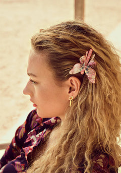 Vanessa Hair Clip - Orchid