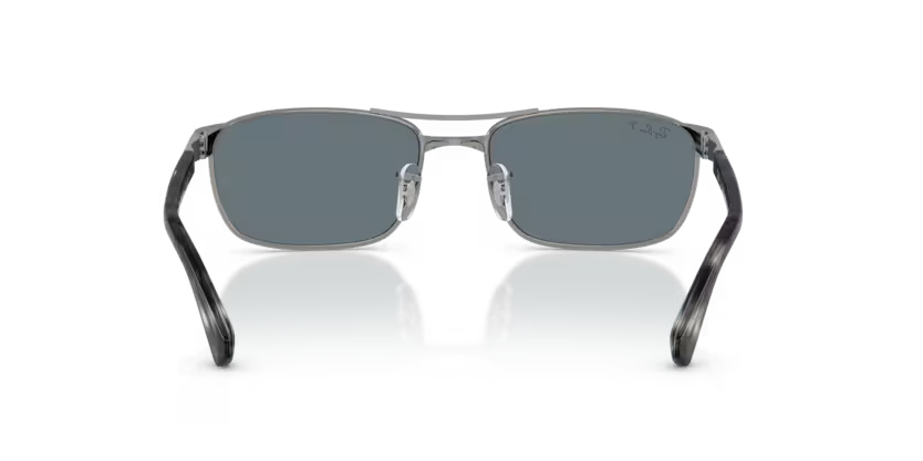 Ray-Ban RB3778 Solglasögon - Gunmetal / Mörkblå Polar