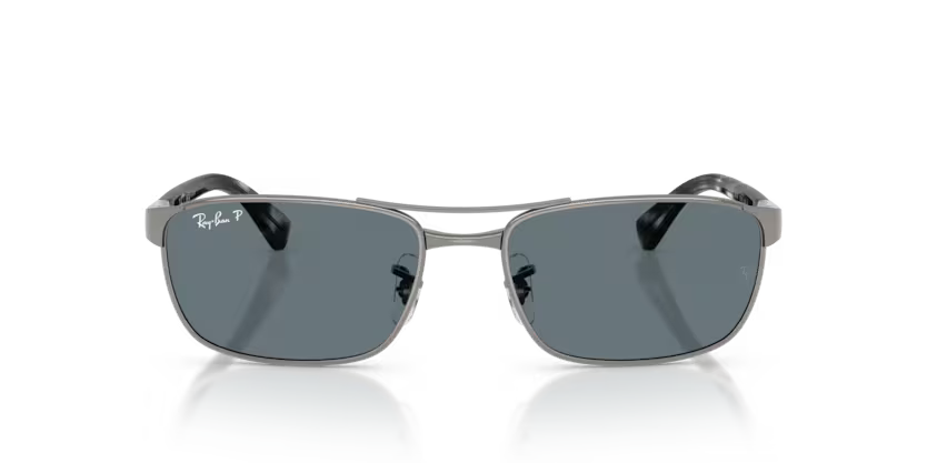 Ray-Ban RB3778 Solglasögon - Gunmetal / Mörkblå Polar