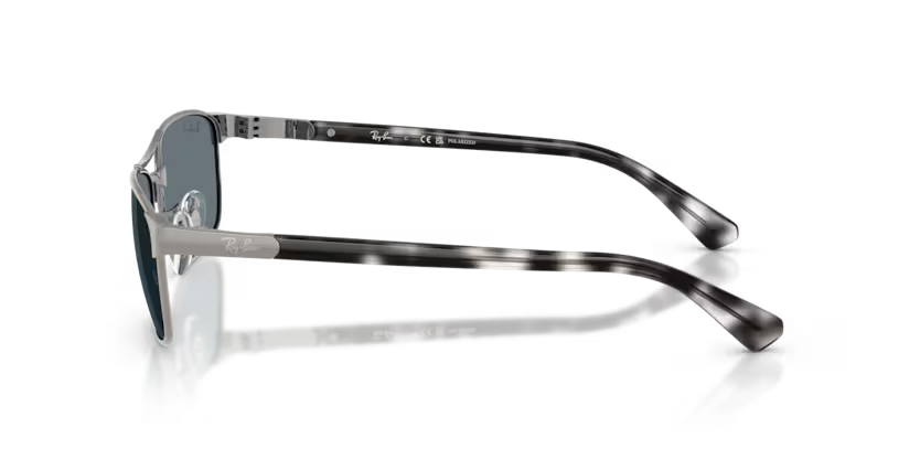 Ray-Ban RB3778 Solglasögon - Gunmetal / Mörkblå Polar