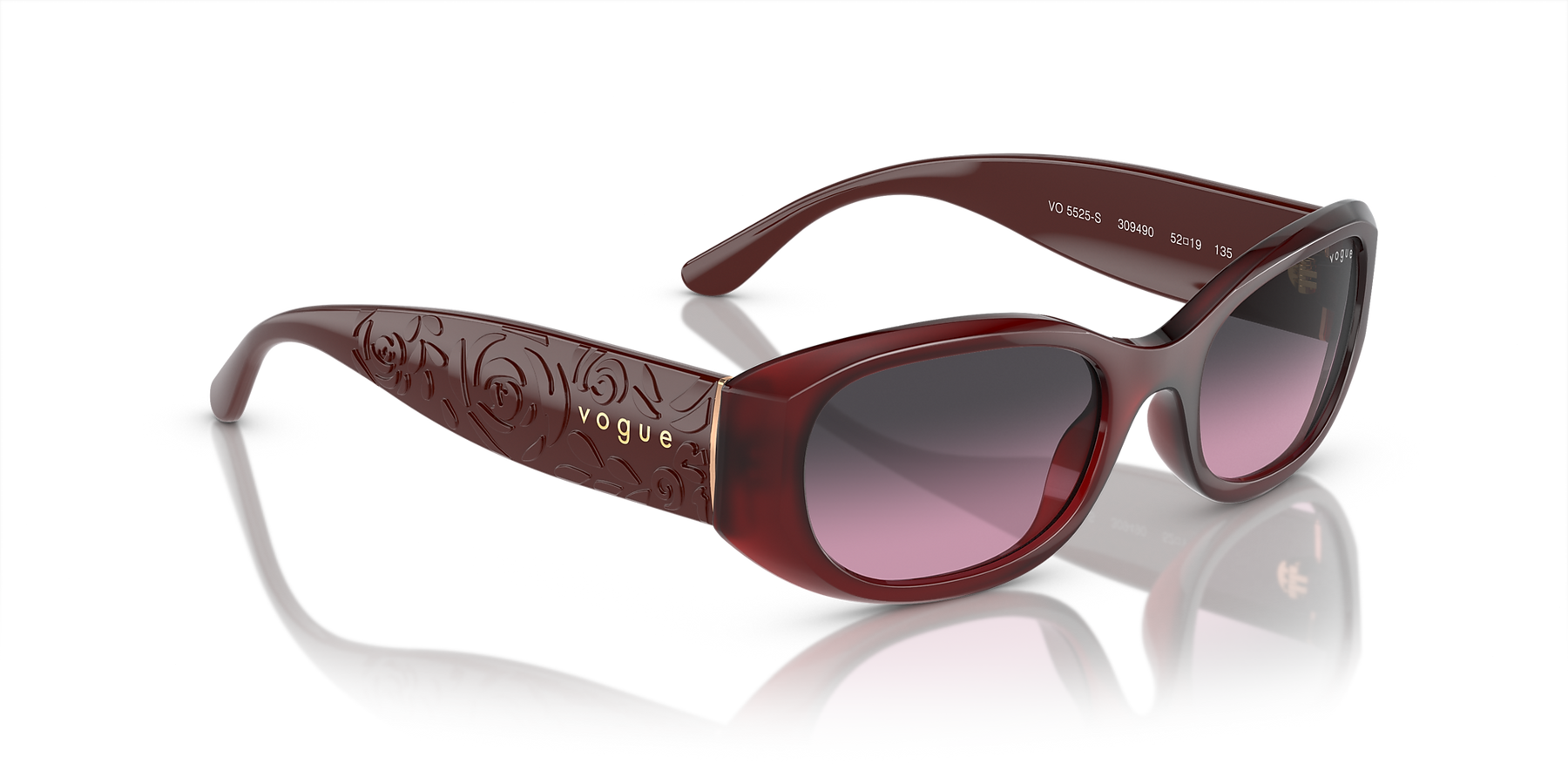 0VO5525S Solglasögon - Opal Red