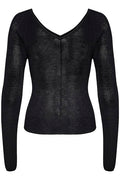 MonaGZ V-Neck Blouse - Black
