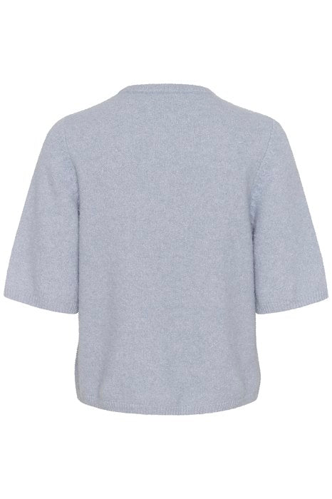 GZalpha Ss Tee - Gråblå melerad