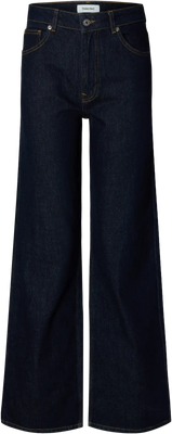 Wide Bea-Kori Hw Jeans - Dark Blue Denim