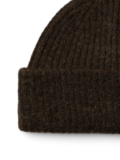 Lulu Wool Blend Knit Beanie - Delicioso Melange