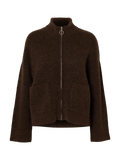Sia Ras Ls Knit Zipper Cardigan Noos - Delicioso