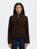 Sia Ras Ls Knit Zipper Cardigan Noos - Delicioso