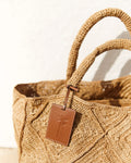 Sunset Bag Large - Tan Crochet