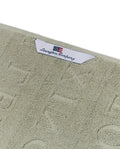 Velour Jacquard Logo Towel 30X50 - Vintage Green