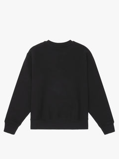 Organic Fitted Crewneck - Black