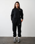 Organic Fitted Crewneck - Black