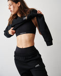 Organic Fitted Crewneck - Black
