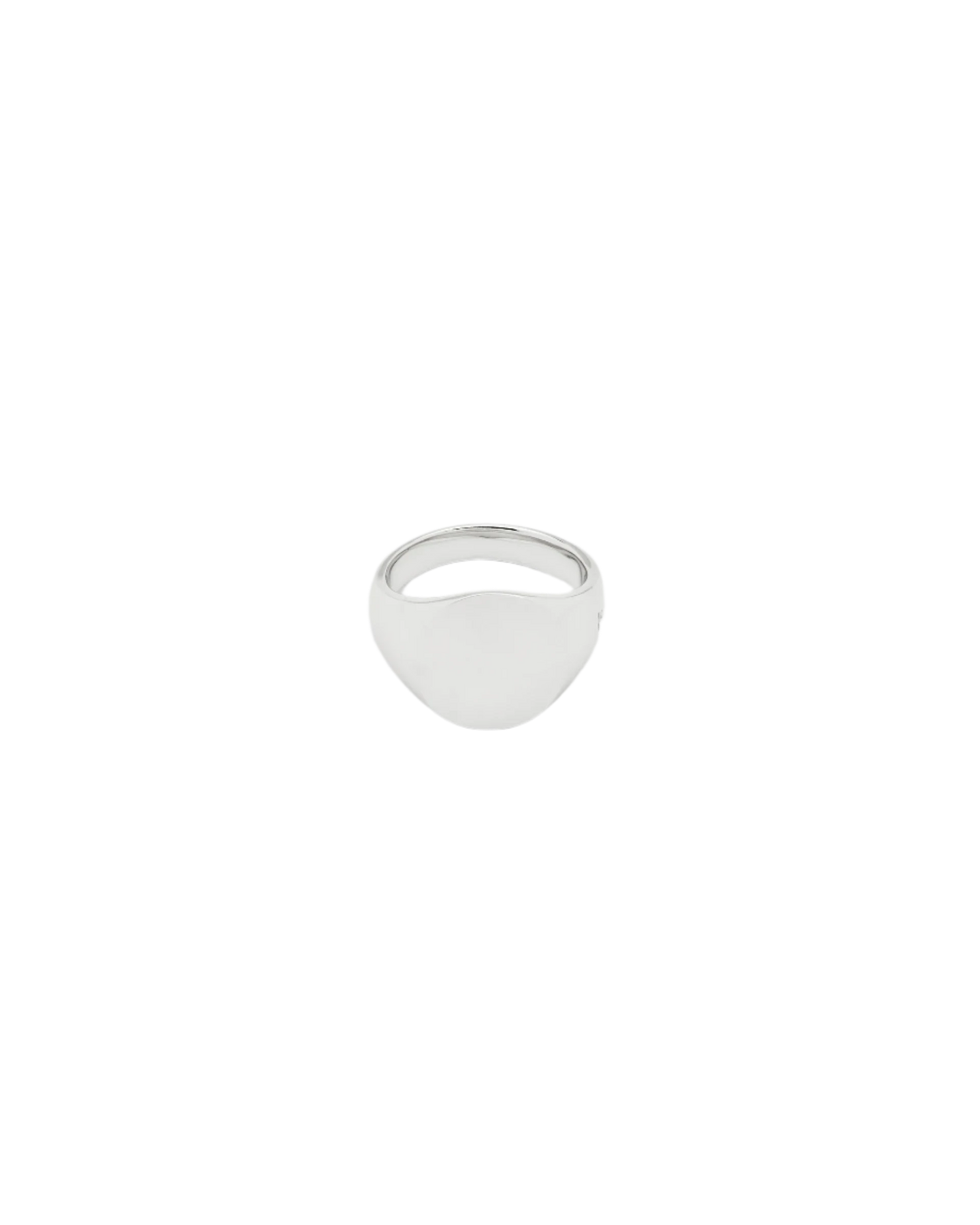 Mini Signet Oval - Silver