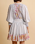 Cotton Slub Mini Dress - Flower Market
