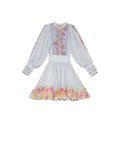 Cotton Slub Mini Dress - Flower Market
