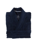 Hotel Velour Robe - Dress Blue