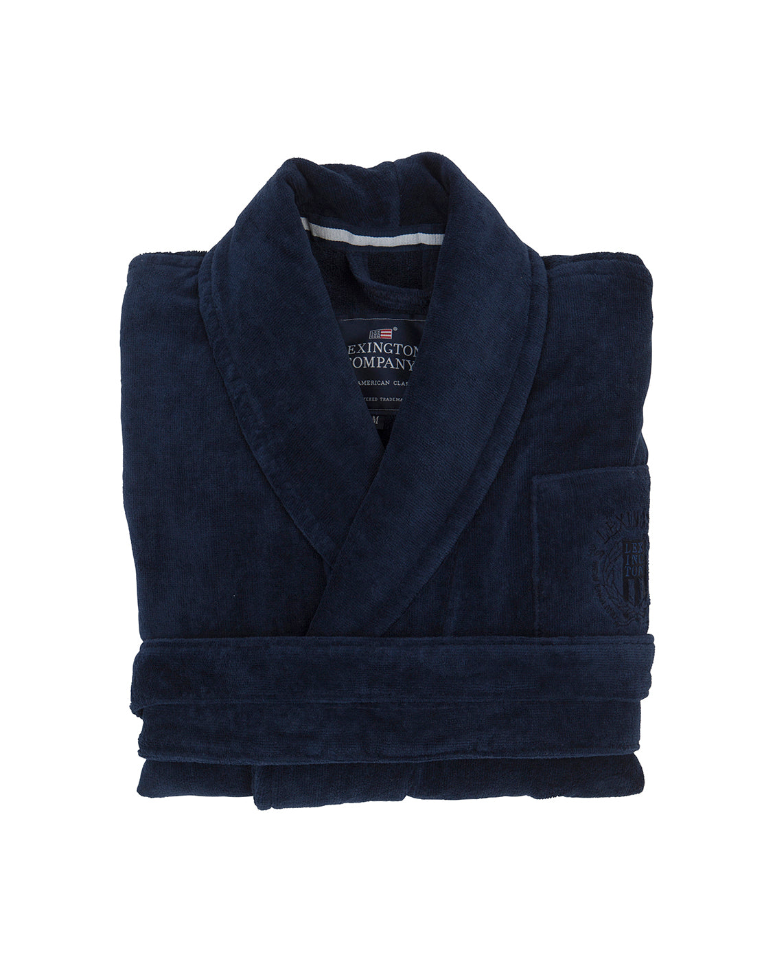 Hotel Velour Robe - Dress Blue