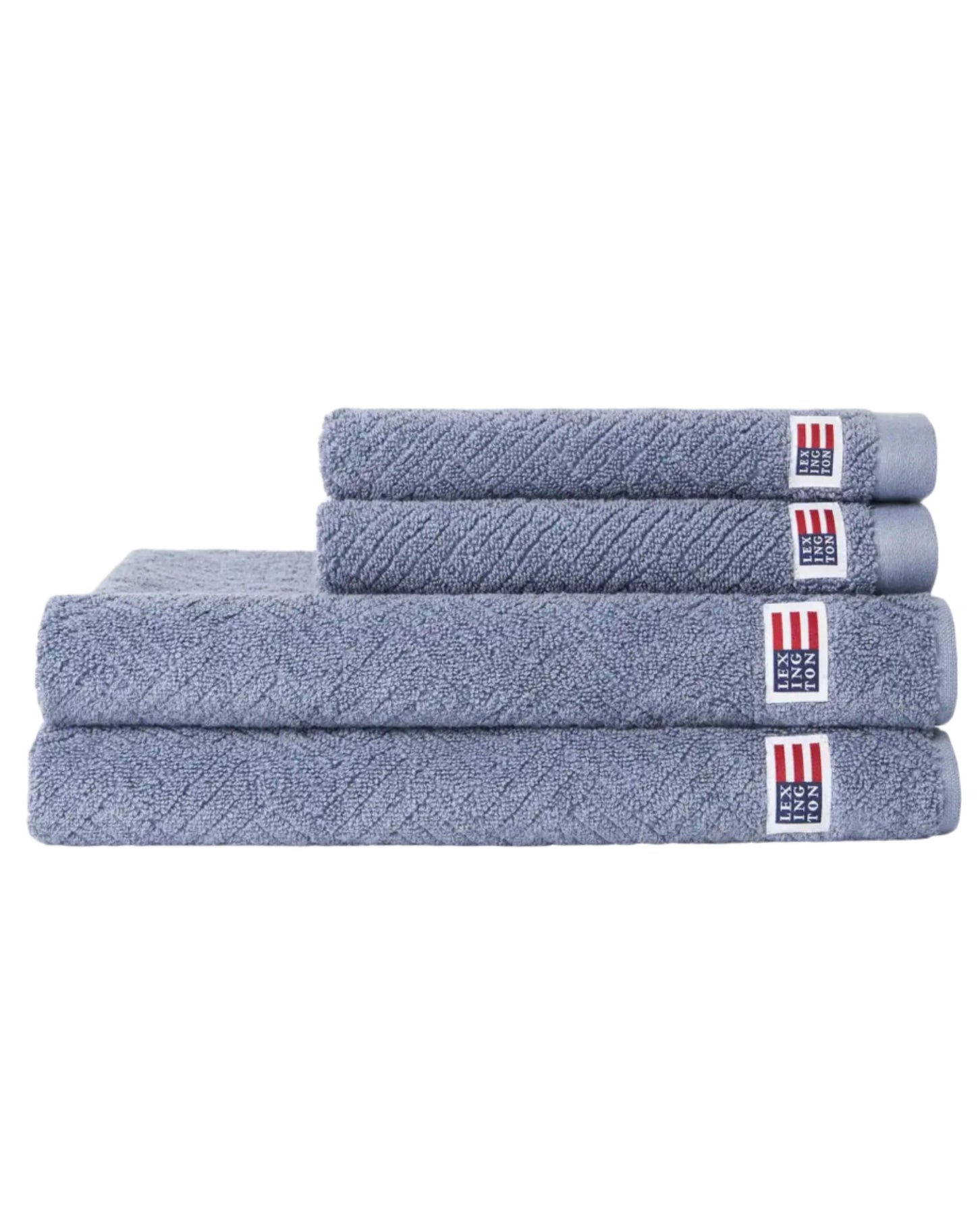 Basket Structure Casual Towel 50X70 - Steel Blue