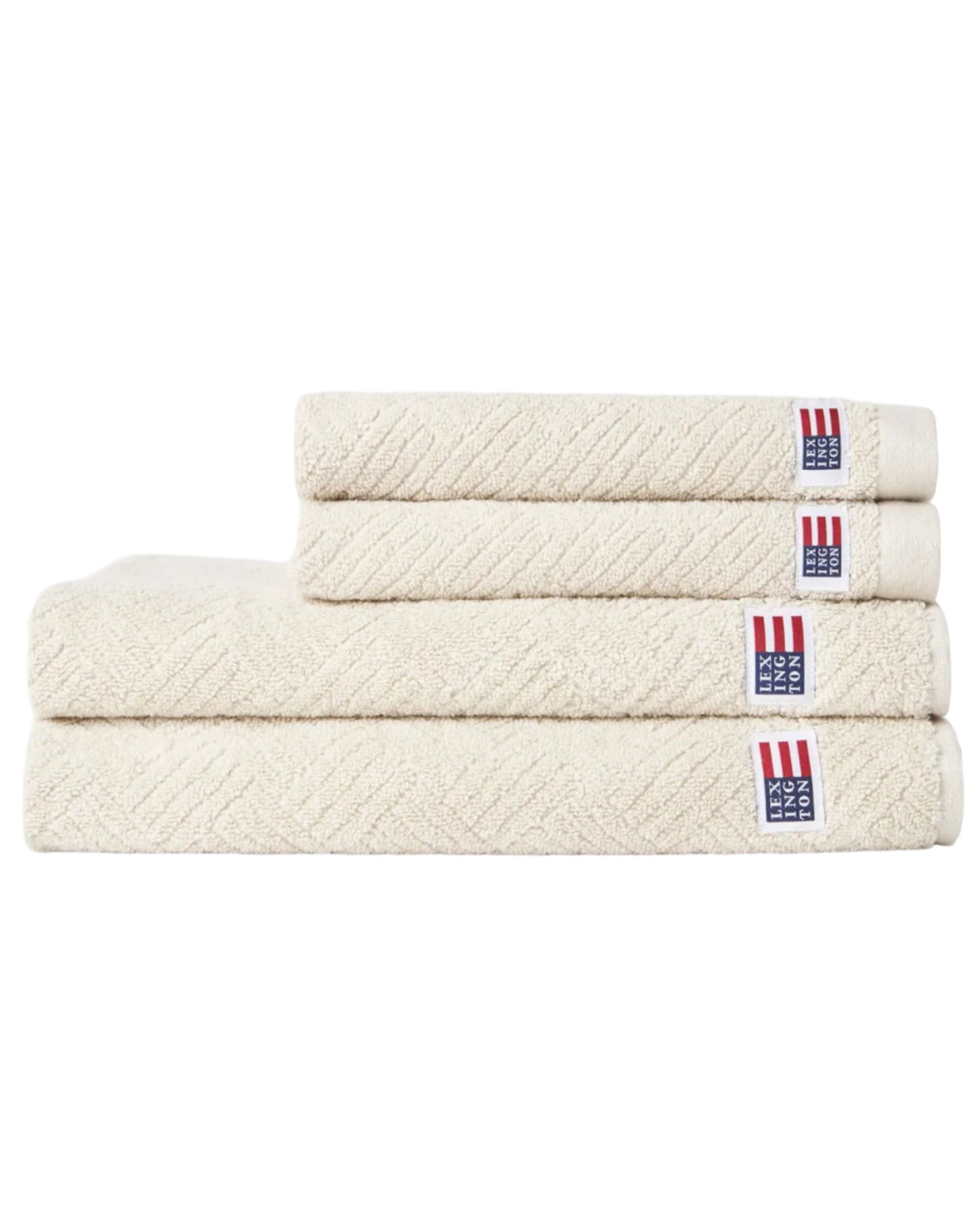 Basket Structure Casual Towel 50X70 - Moonbeam