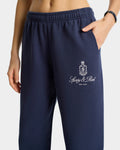 Vendome Embroidered Sweatpant - Dark Navy